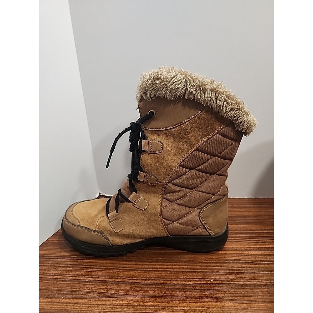 Columbia Ice Maiden II Winter Boots Brown Women's size 8 Warm, Snow, Waterproof - Picture 6 of 11